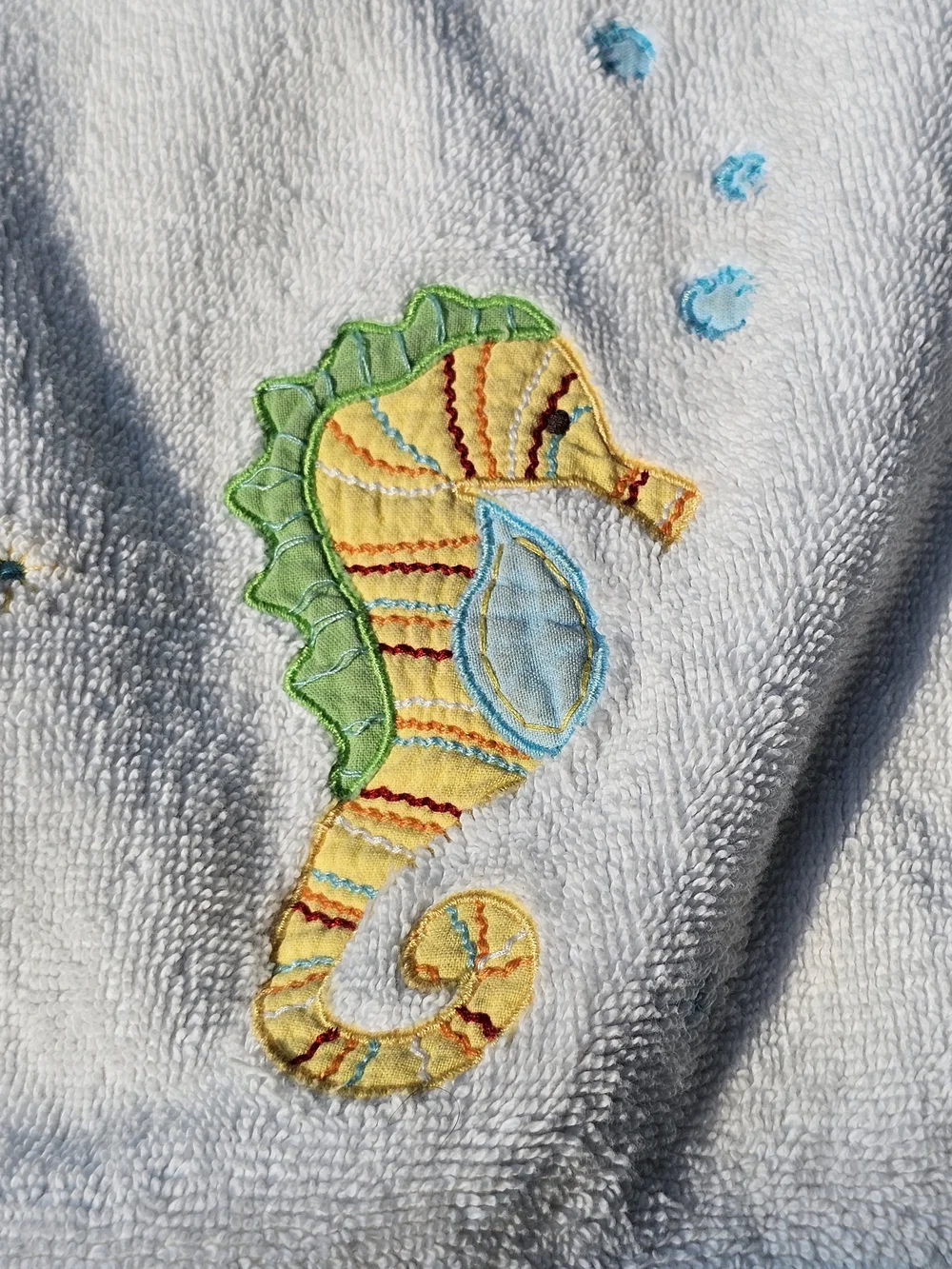 Pottery Barn Kids Seahorse Hand Towel
